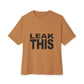 Bold Lettering Unisex Oversized Boxy Tee - snazzymerch