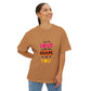 Copy of Copy of  Orange Divide Symbol Oversized Boxy Tee Printify