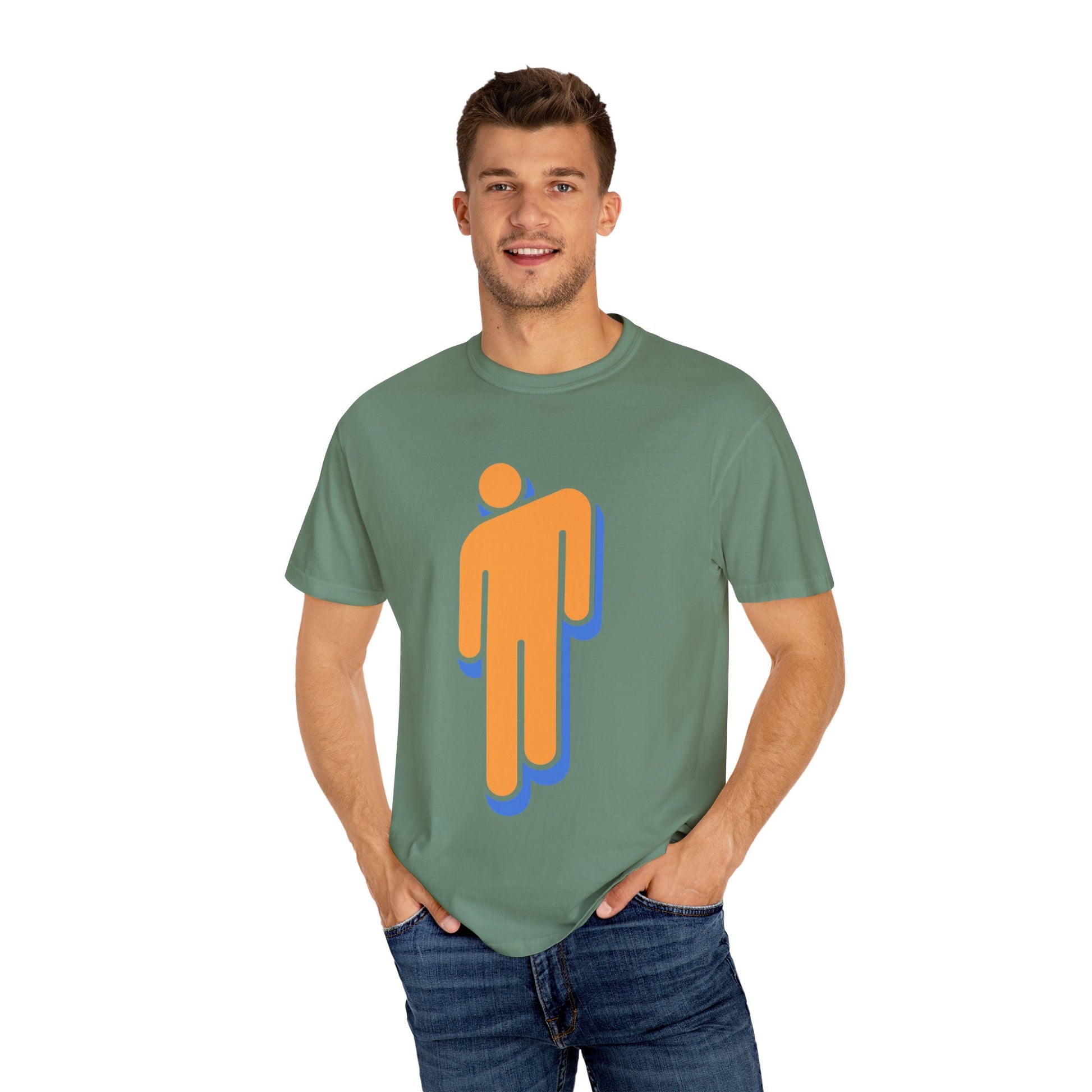Billie Eilish Inspired Dyed T-shirt – Walk Alone Icon Edition Printify