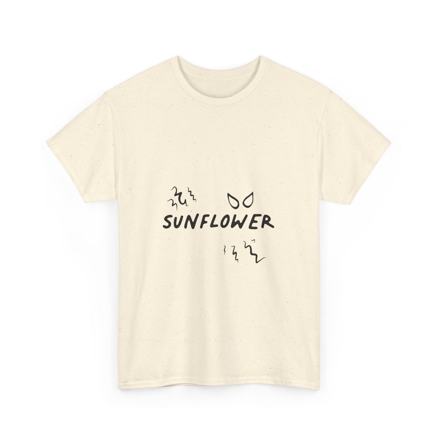 Yellow Barbed Wire Disc Unisex Heavy cotton Tee Printify