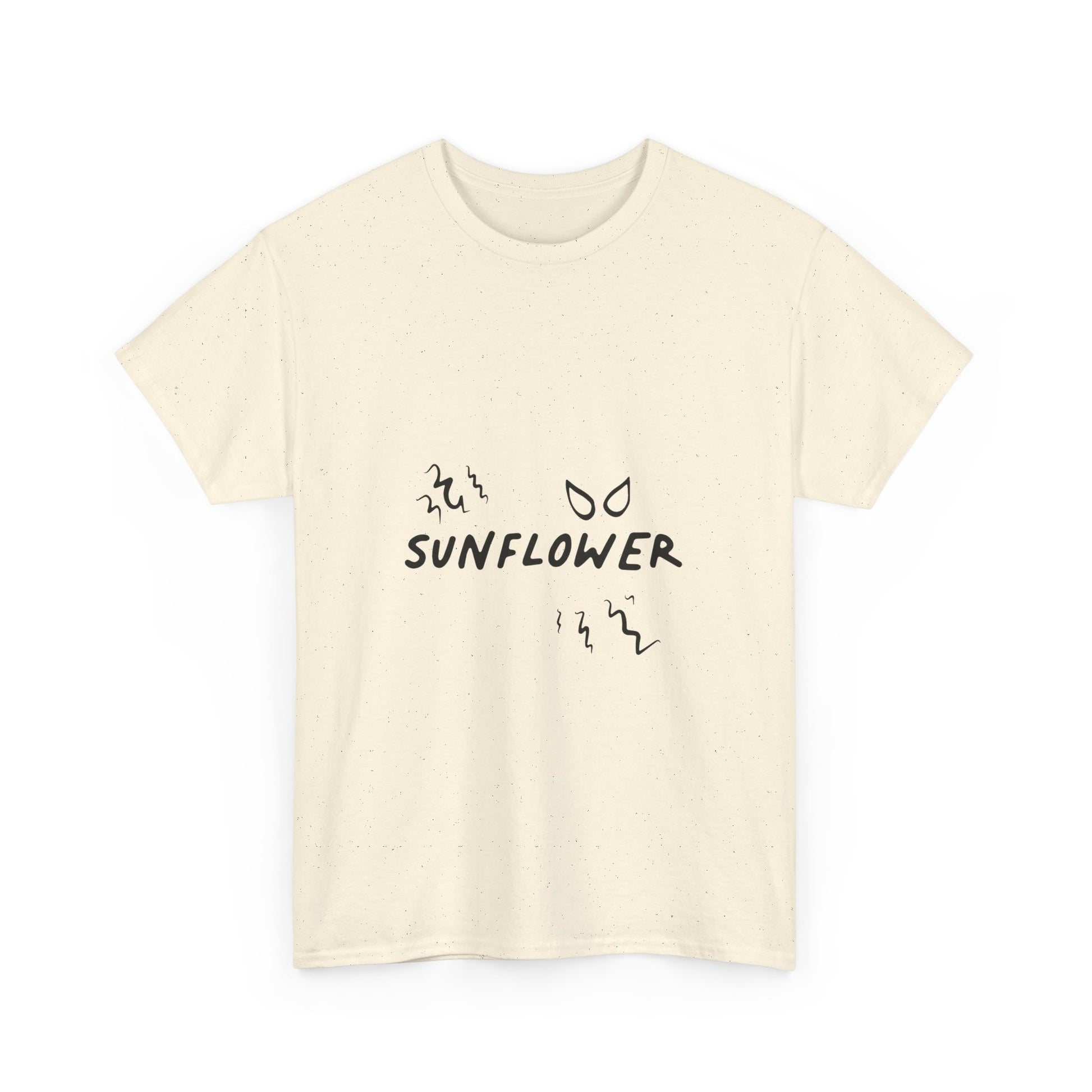 Yellow Barbed Wire Disc Unisex Heavy cotton Tee Printify