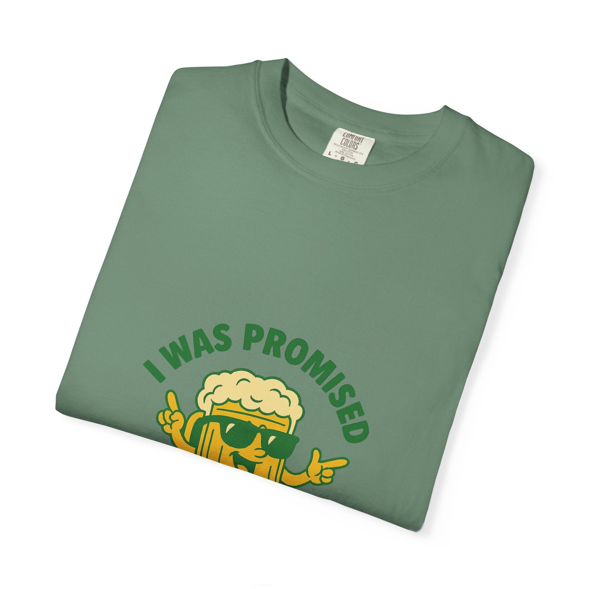 Unisex Garment-Dyed T-shirt – Snazzy Free Beer Edition Printify
