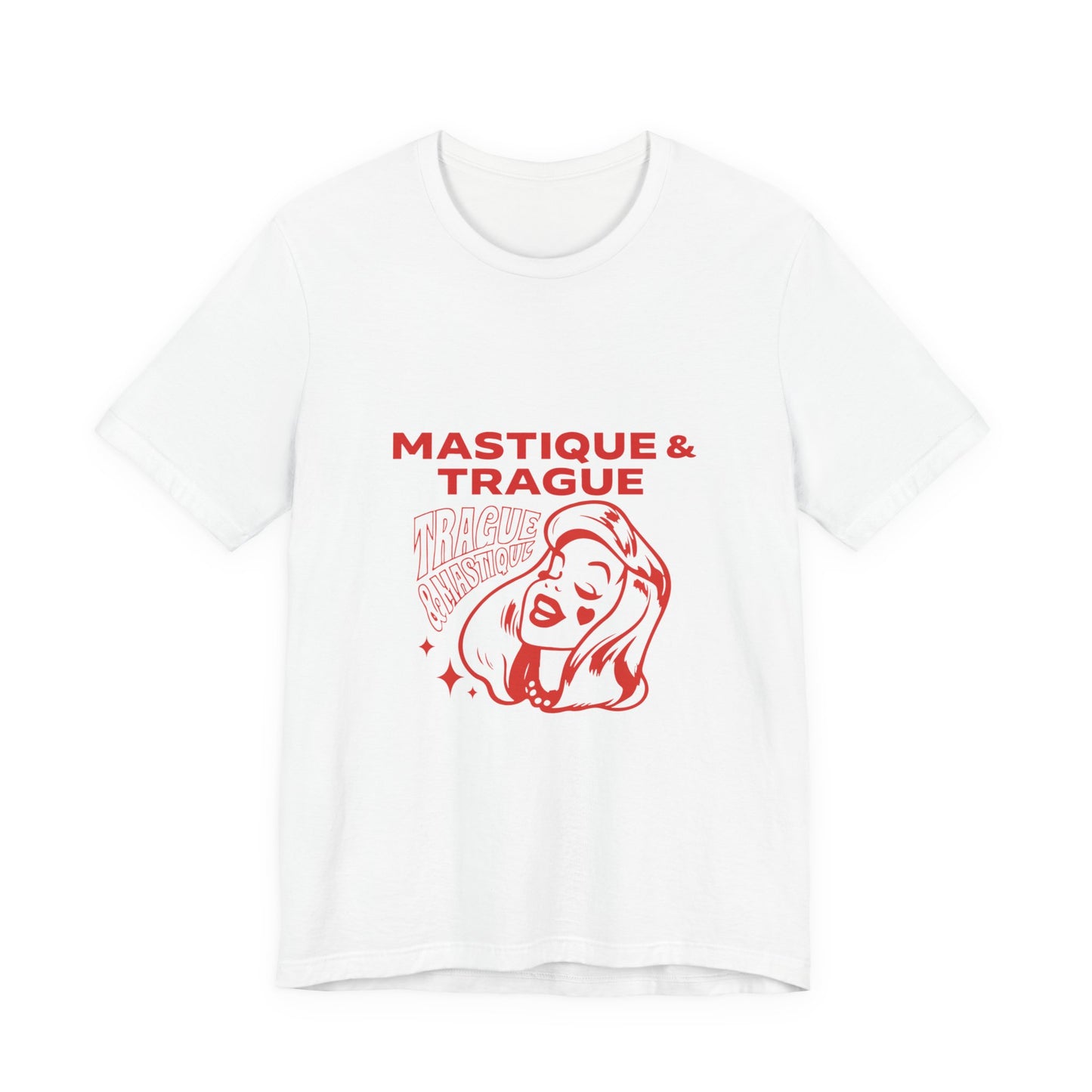 Fierce Femme in Red Unisex jersey short sleeve tee Printify