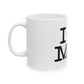 Clean Block Ceramic Mug, (11oz, 15oz) - snazzymerch