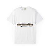 Cut-Out Text Unisex Garment-Dyed T-shirt - snazzymerch