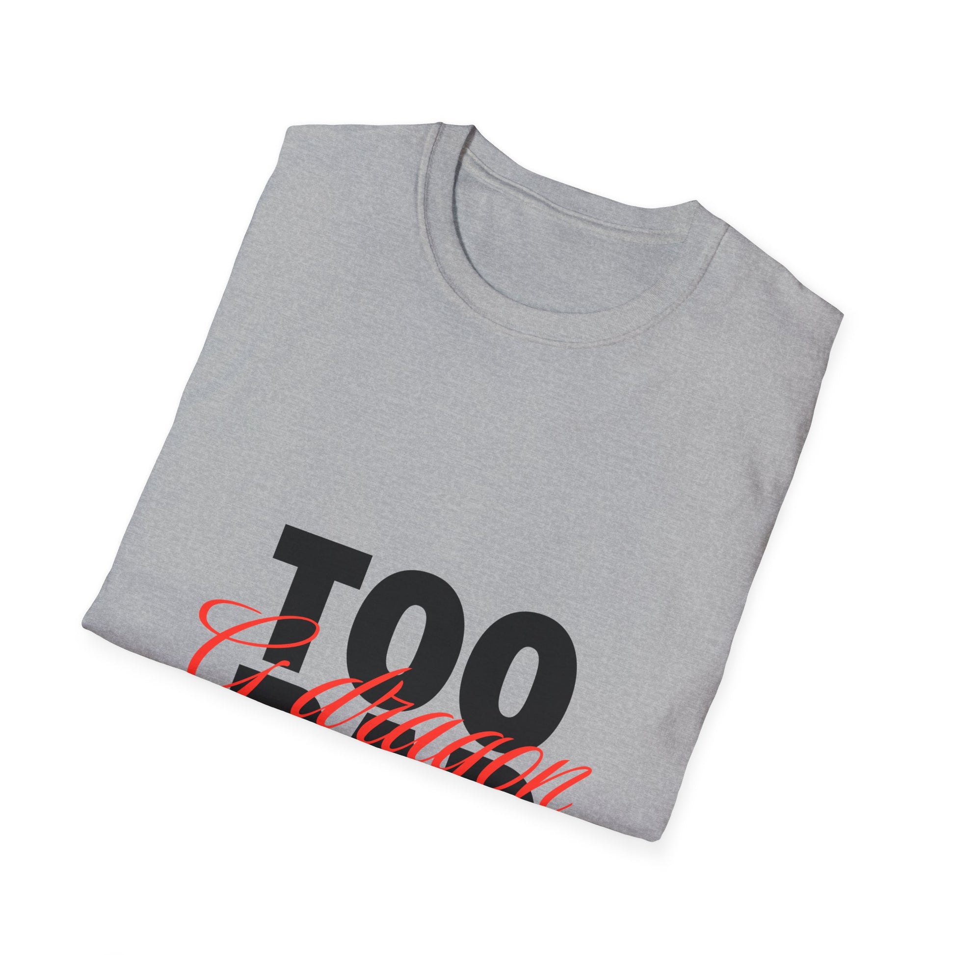 Signature Flame Script Unisex Softstyle Tee - snazzymerch