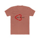 Minimal Heart Symbol Unisex Cotton Tee - snazzymerch