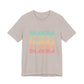 Retro Pop Lines Unisex jersey short sleeve tee Printify