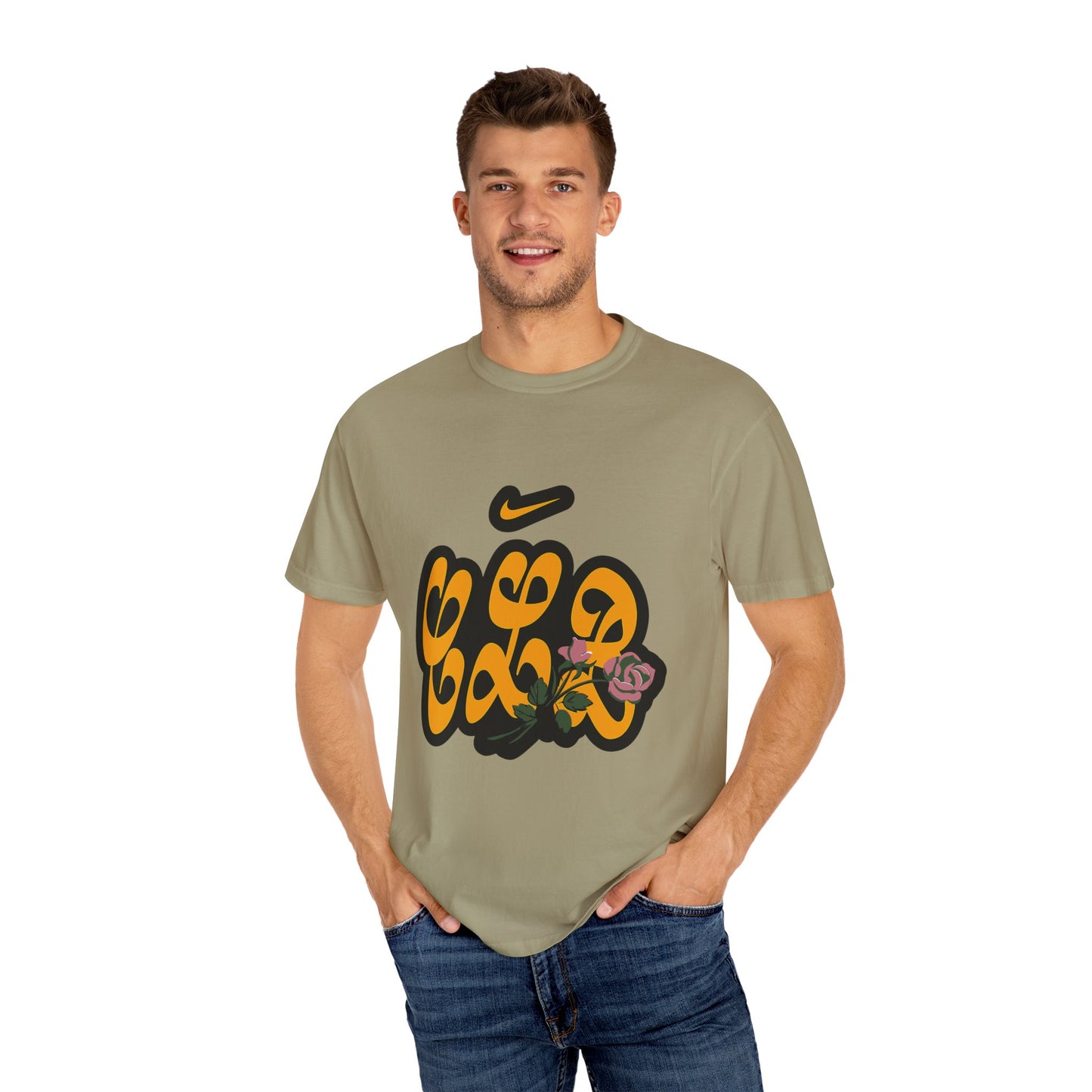 CLB Rose Bloom Dyed Tshirt Printify
