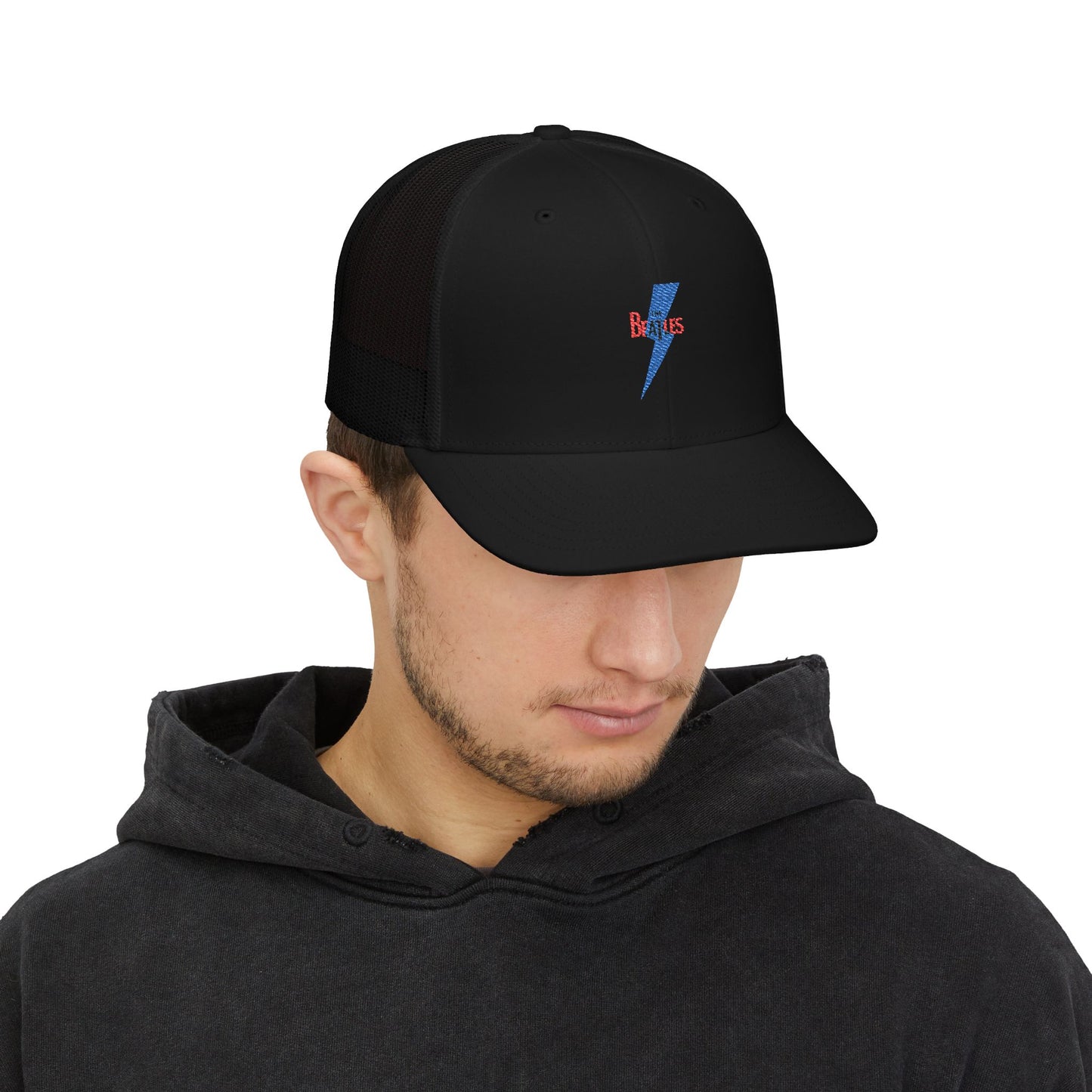 Bolt & Beats Fusion Snapback Trucker Cap Printify