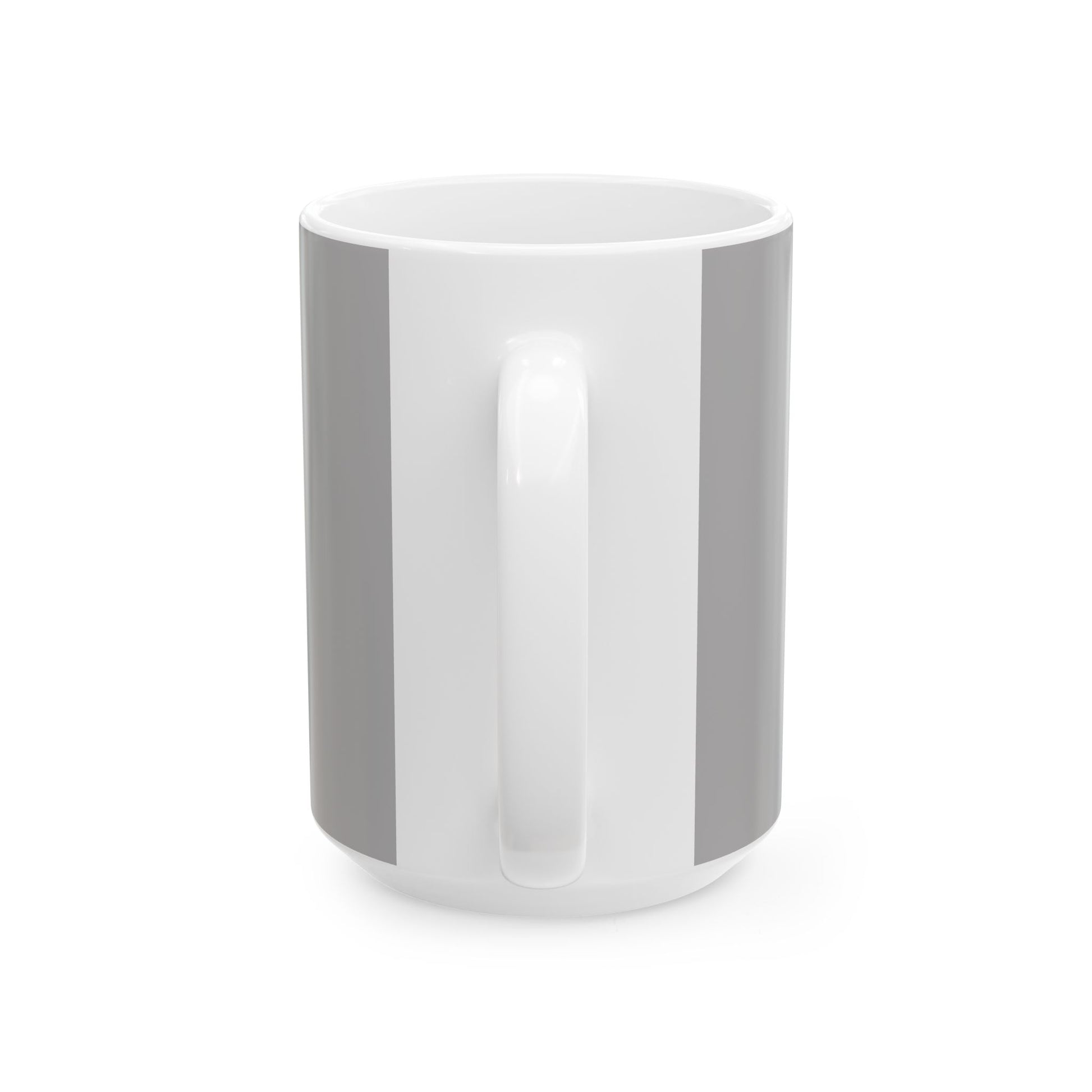 Outline Face Design Ceramic Mug, (11oz, 15oz) - snazzymerch