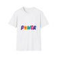 Retro Flower Power Color Pop Unisex Softstyle Tee - snazzymerch