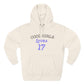 Love for 17 Graphic Three-Panel Fleece Hoodie - snazzymerch
