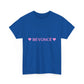 Pink Heart Bold Letter Unisex Heavy Cotton Tee - snazzymerch