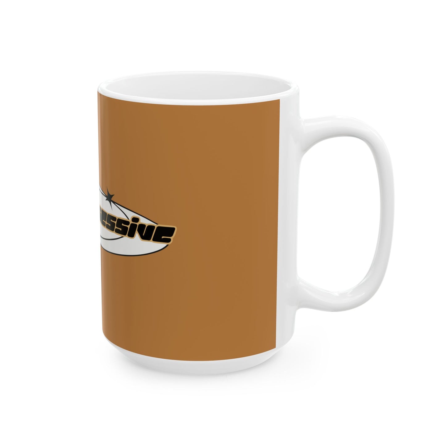 Cut-Out Text Ceramic Mug, (11oz, 15oz) - snazzymerch