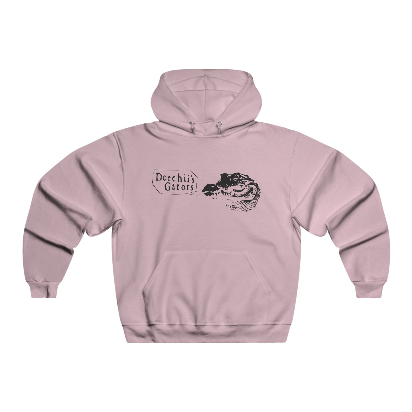 Text Graphic Men's NUBLEND® Hooded Sweatshirt - snazzymerch