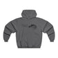 Text Graphic Men's NUBLEND® Hooded Sweatshirt - snazzymerch