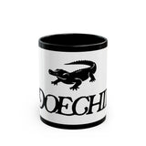 Red Typography Black Mug (11oz, 15oz) - snazzymerch