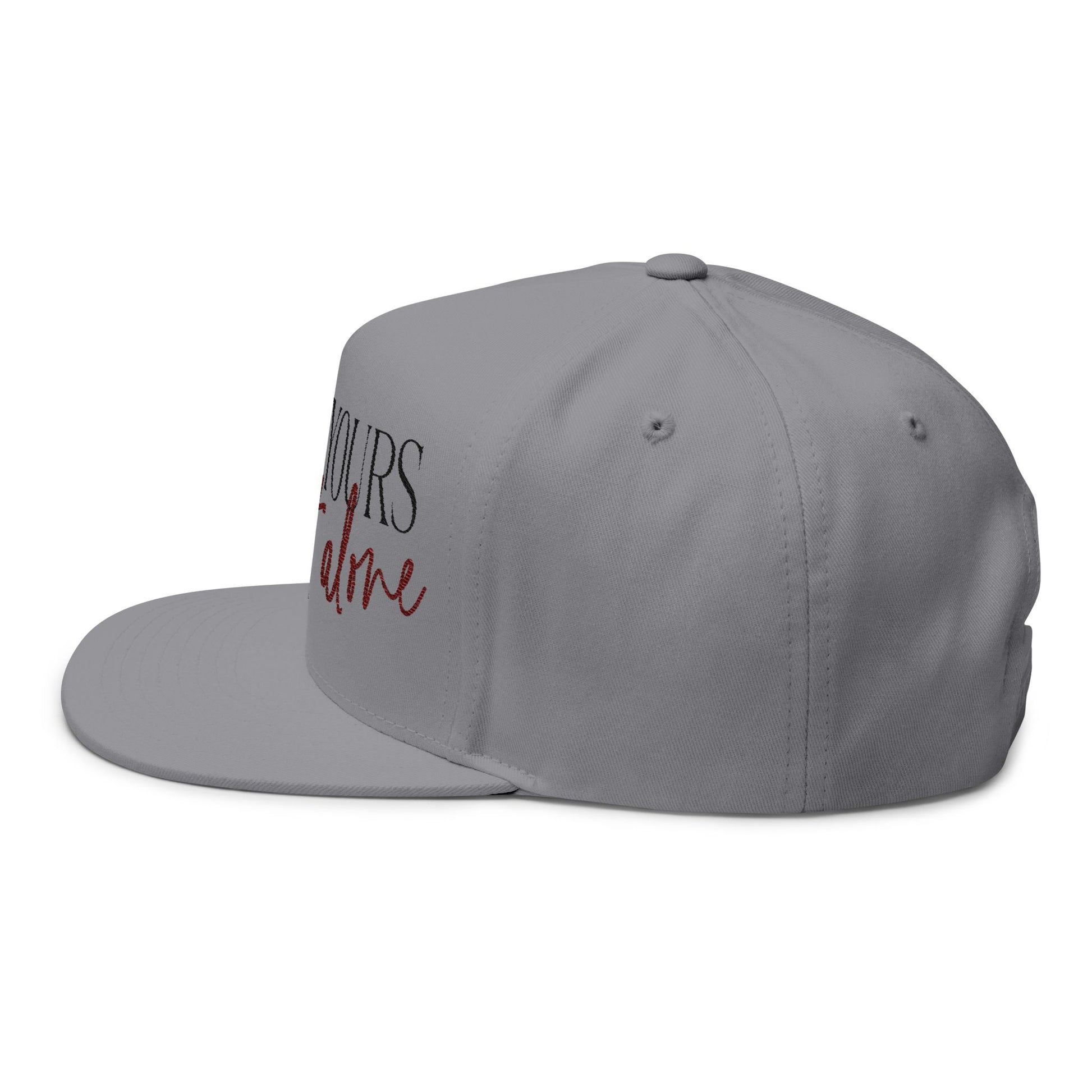 Always Yours Flat Bill Cap (Embroidery) - snazzymerch