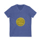 Ocean Wave Unisex Jersey Short Sleeve V-Neck Tee - snazzymerch