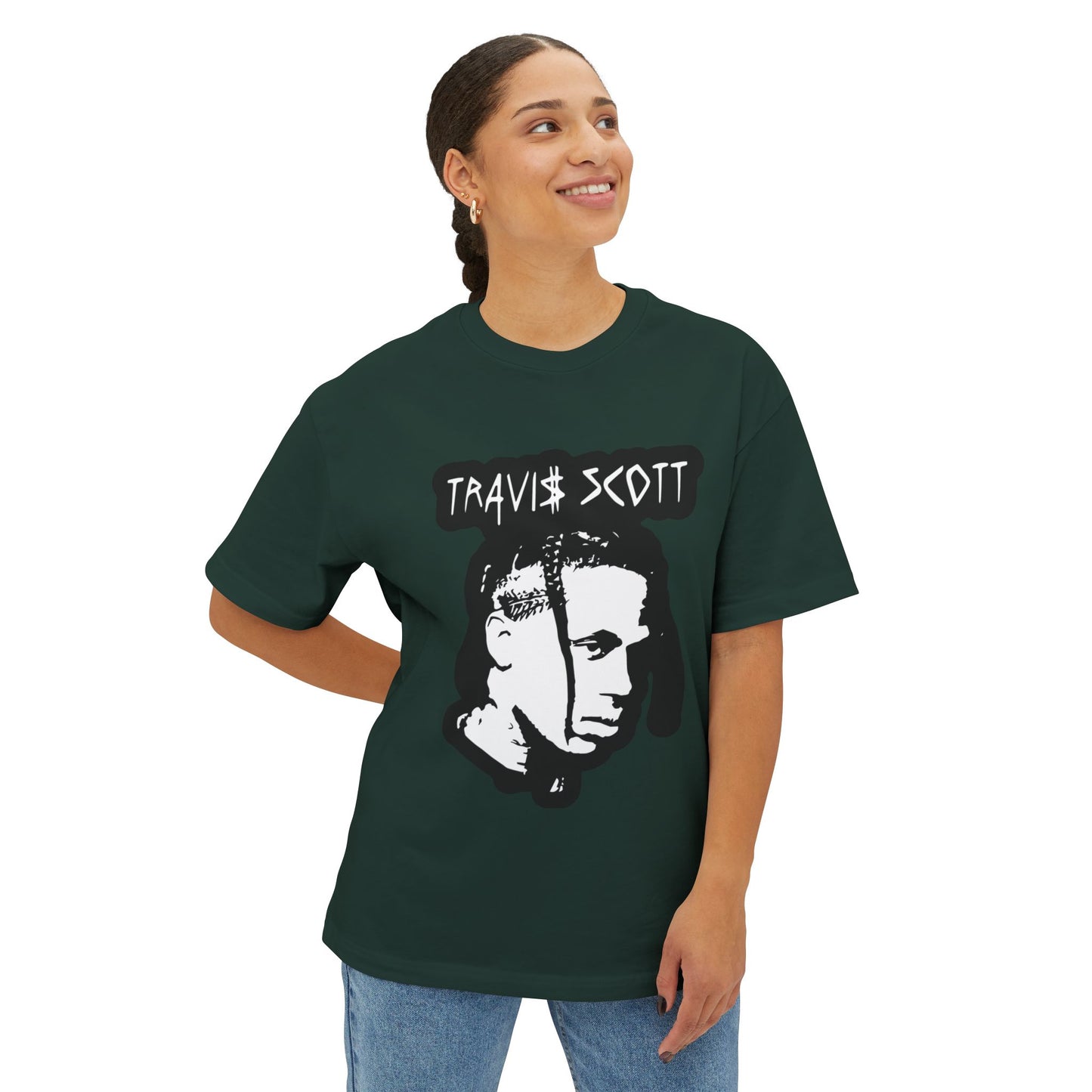 Neon Mirage Unisex Oversized Boxy Tee - snazzymerch