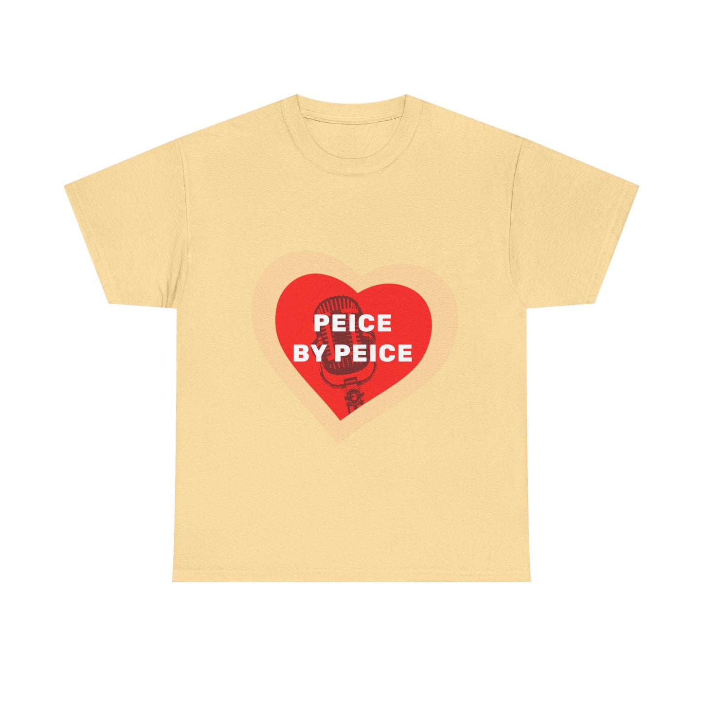 Piece by Piece Mic Drop Unisex Heavy cotton tee Printify