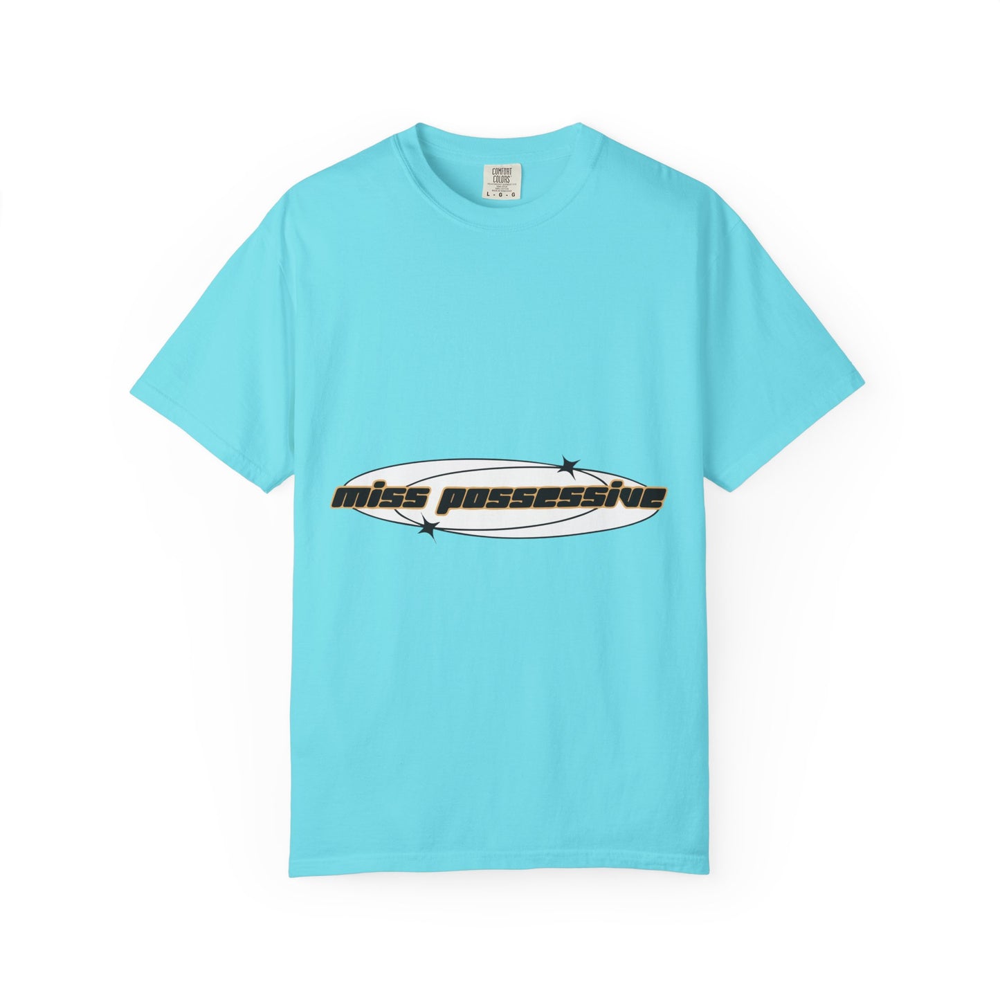 Cut-Out Text Unisex Garment-Dyed T-shirt - snazzymerch