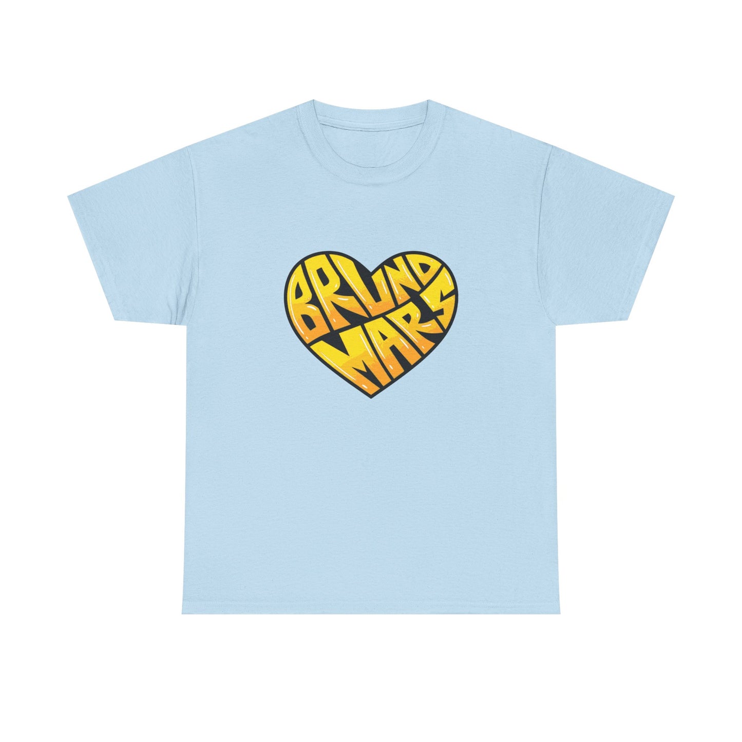 Loud Love Retro Heart Unisex Heavy cotton Tee Printify