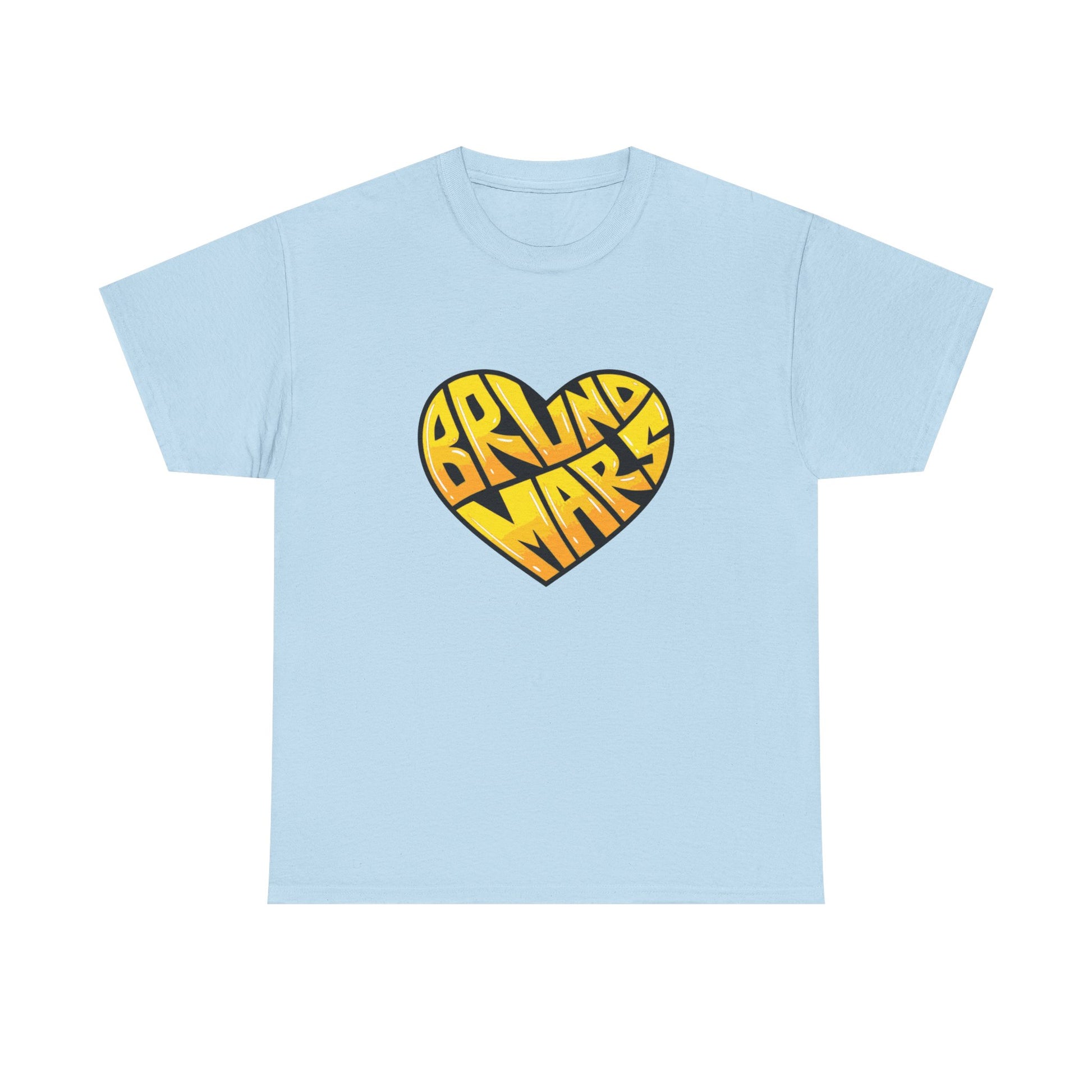 Loud Love Retro Heart Unisex Heavy cotton Tee Printify