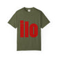 Billie Eilish Inspired Dyed T-shirt – Bold Red Block Edition Printify