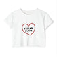 Heartbeats & Midnights Women's Festival Crop Top - snazzymerch