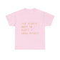 Know Myself Lyric Script Heavy Cotton Tee Printify
