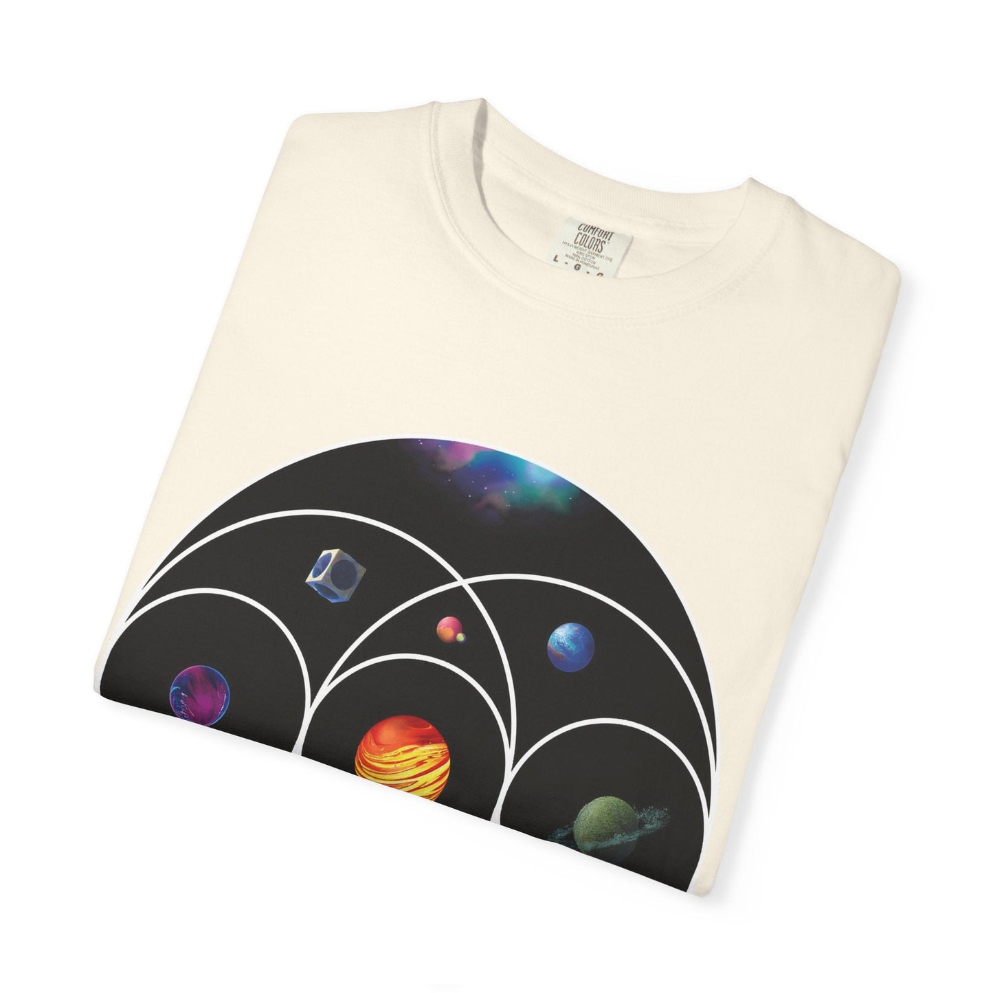Unisex Garment-Dyed T-Shirt Inspired by Coldplay’s Illustration Concept Printify