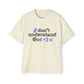 I <3 U Blue Type Men's Heavy Oversized Tee - snazzymerch