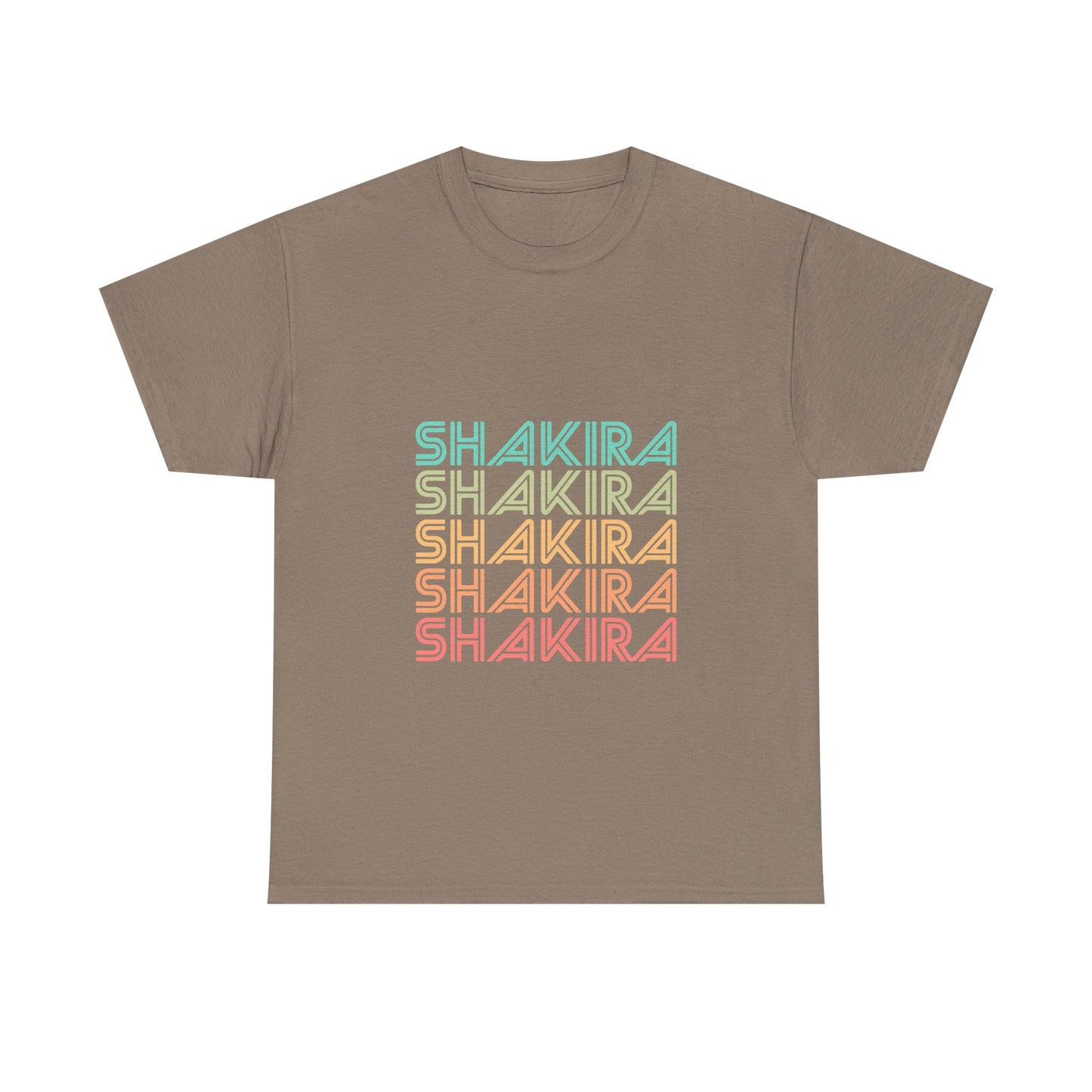 Retro Pop Lines Unisex Heavy cotton tee Printify