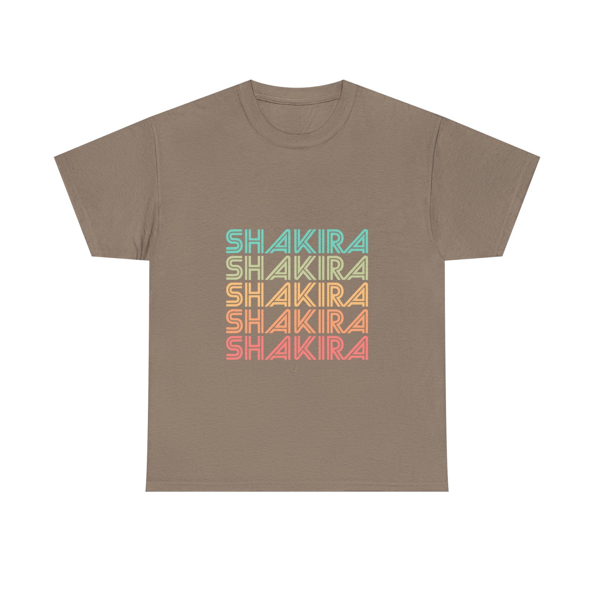Retro Pop Lines Unisex Heavy cotton tee Printify