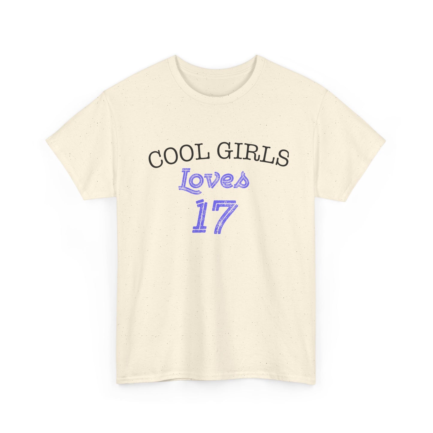 Love for 17 Graphic Unisex Heavy Cotton Tee - snazzymerch