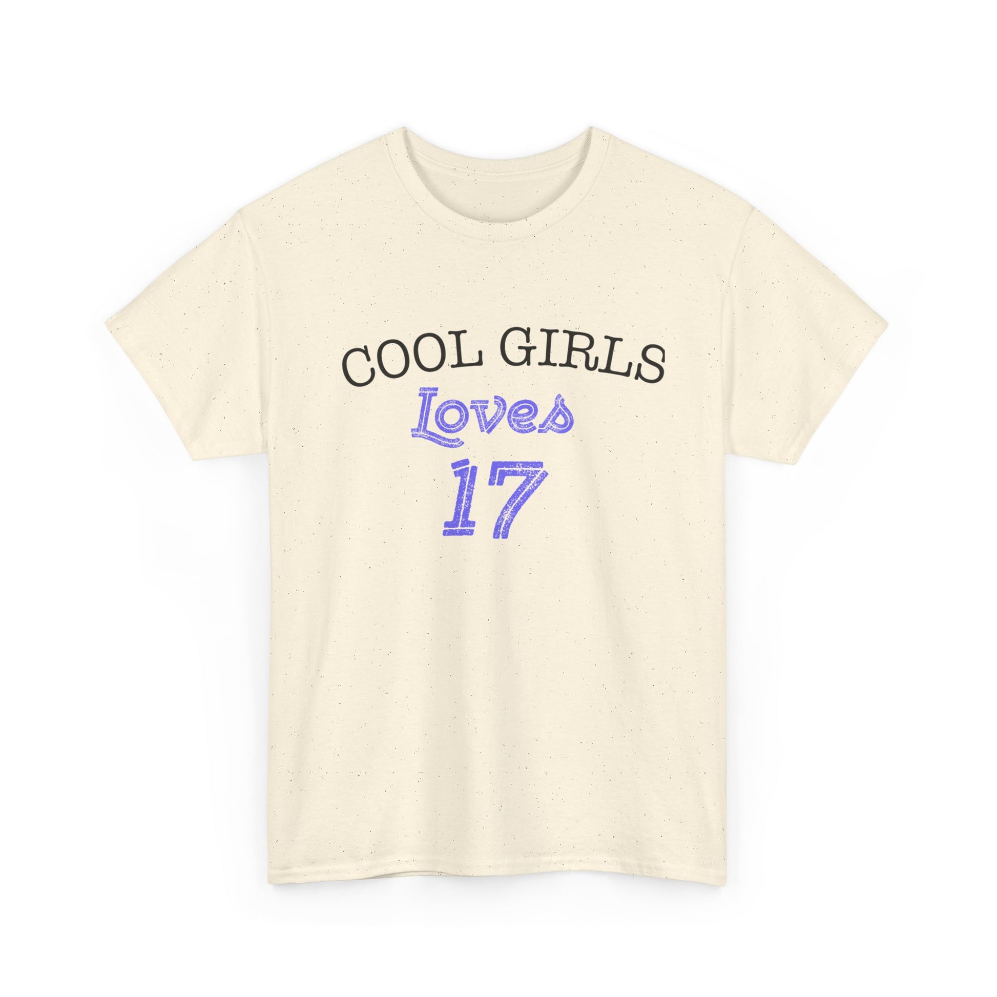 Love for 17 Graphic Unisex Heavy Cotton Tee - snazzymerch