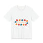 Retro Floral Groove Unisex jersey short sleeve tee Printify