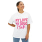 Love & Energy Unisex Oversized Boxy Tee - snazzymerch