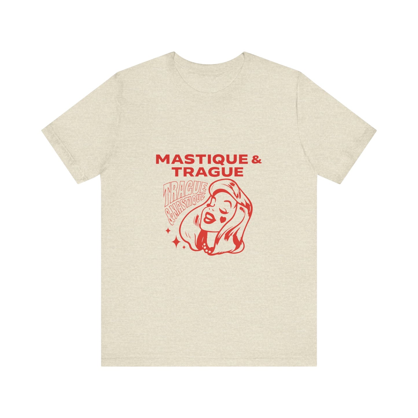Fierce Femme in Red Unisex jersey short sleeve tee Printify