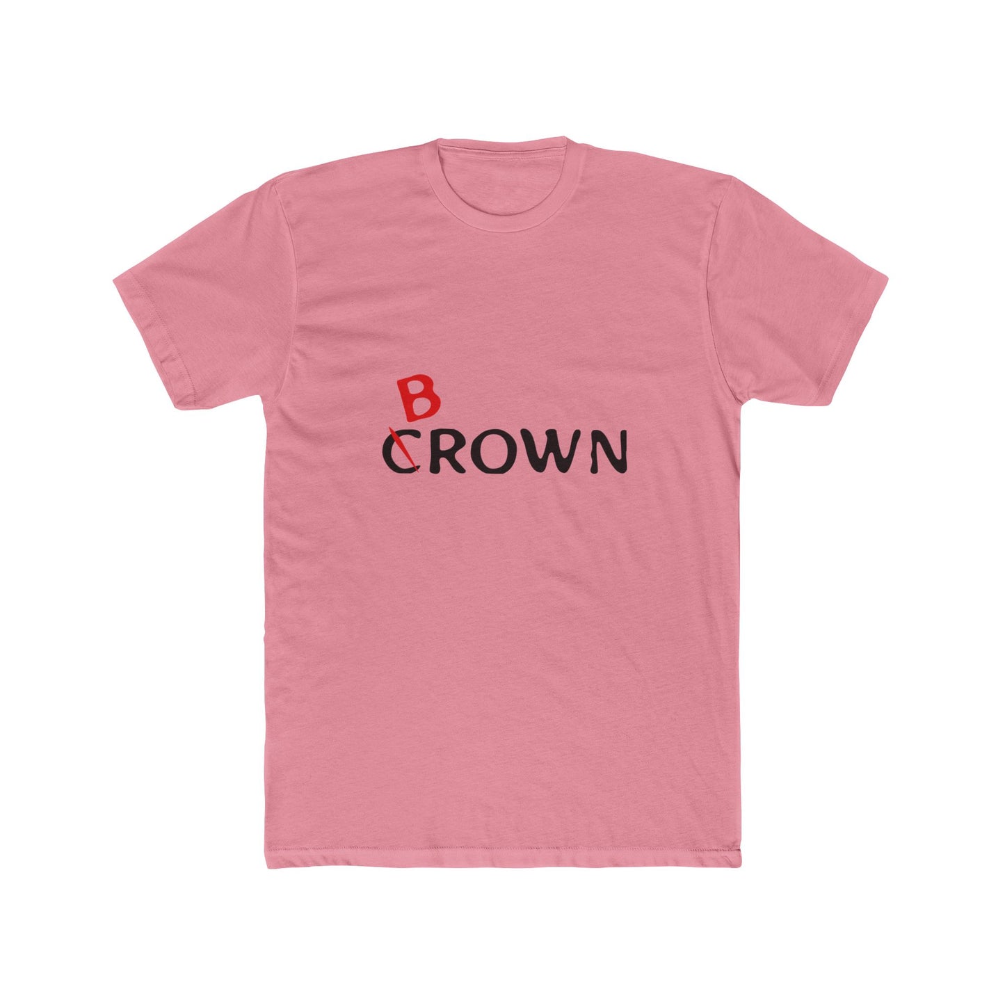 Abstract Red Flag Typography Unisex Cotton Tee - snazzymerch