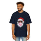 Santa With Sunglasses Men's Heavy Oversized Tee – Christmas Sale Edition Printify