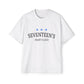 Blue Star Cluster Men's Heavy Oversized Tee - snazzymerch