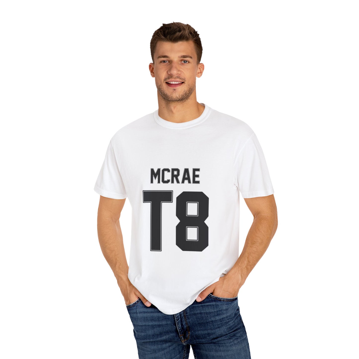 Minimal Bold Number Unisex Garment-Dyed T-shirt - snazzymerch