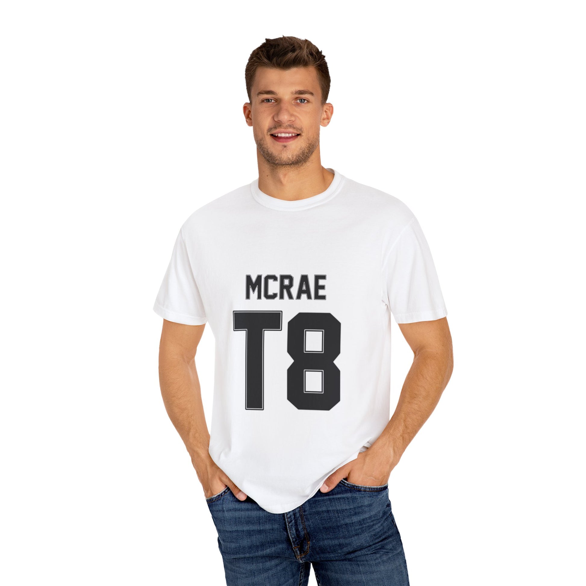 Minimal Bold Number Unisex Garment-Dyed T-shirt - snazzymerch