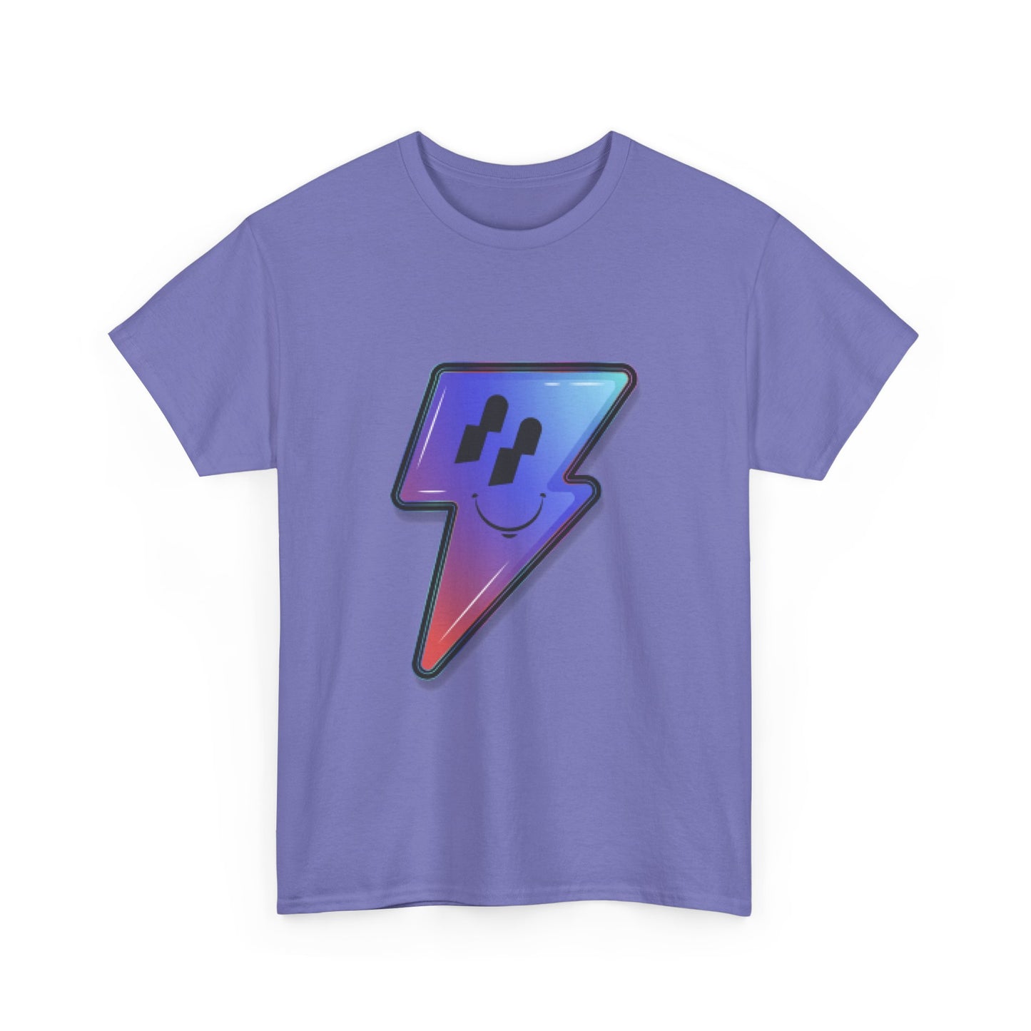 Smiley Charge Pop Unisex Heavy cotton tee Printify