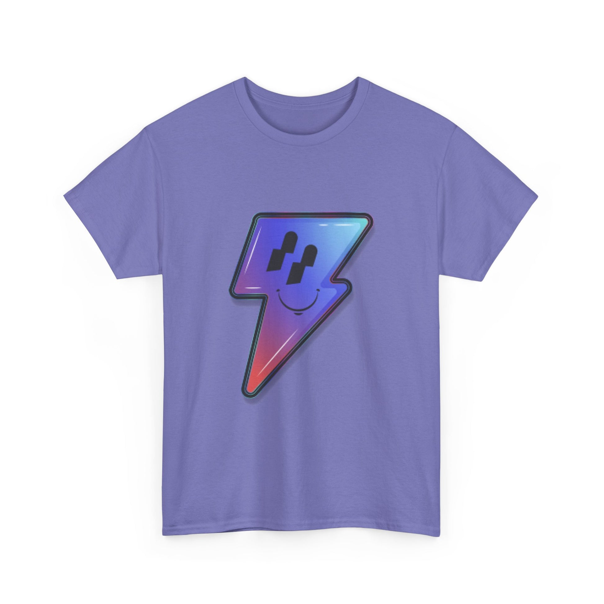 Smiley Charge Pop Unisex Heavy cotton tee Printify