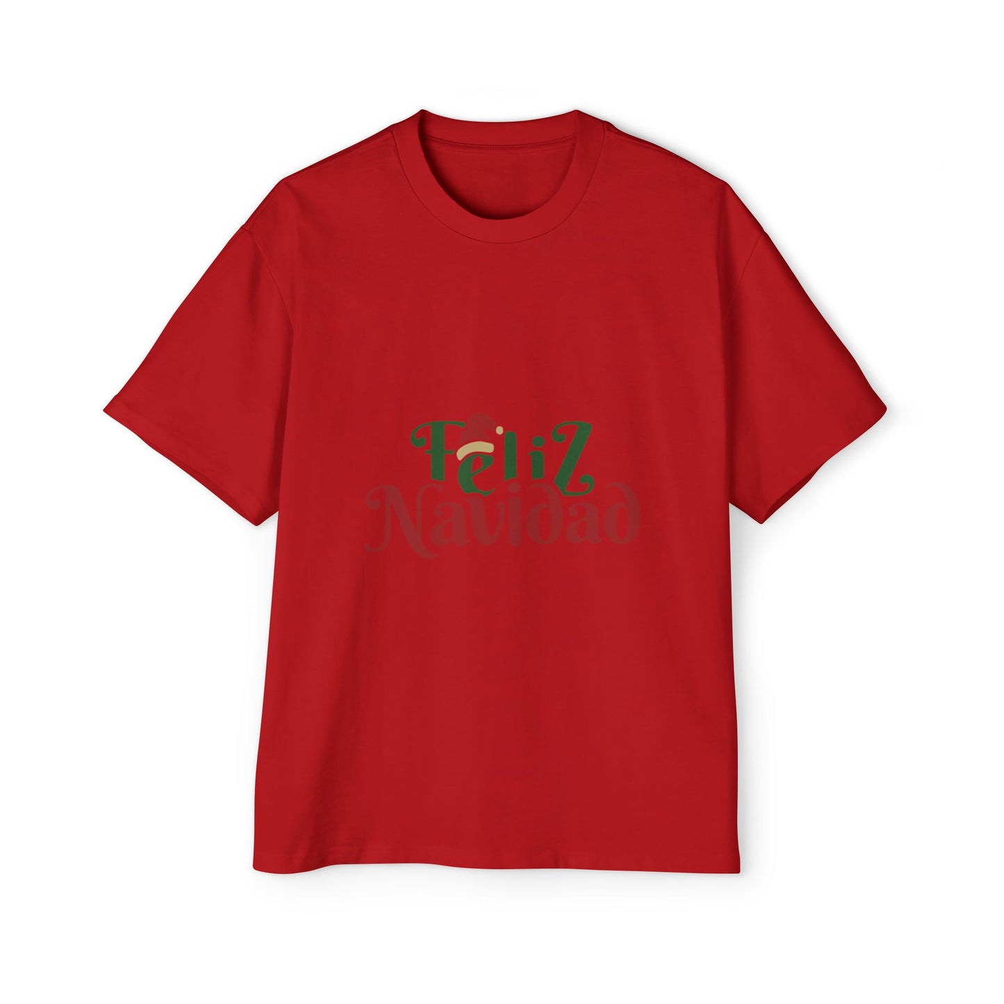Feliz Navidad Oversized Tee – Festive Spanish Christmas T-Shirt Printify