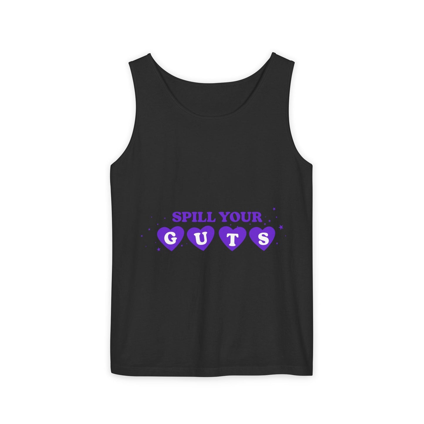 Spill Your Guts Heart-Dyed Tank Top Printify